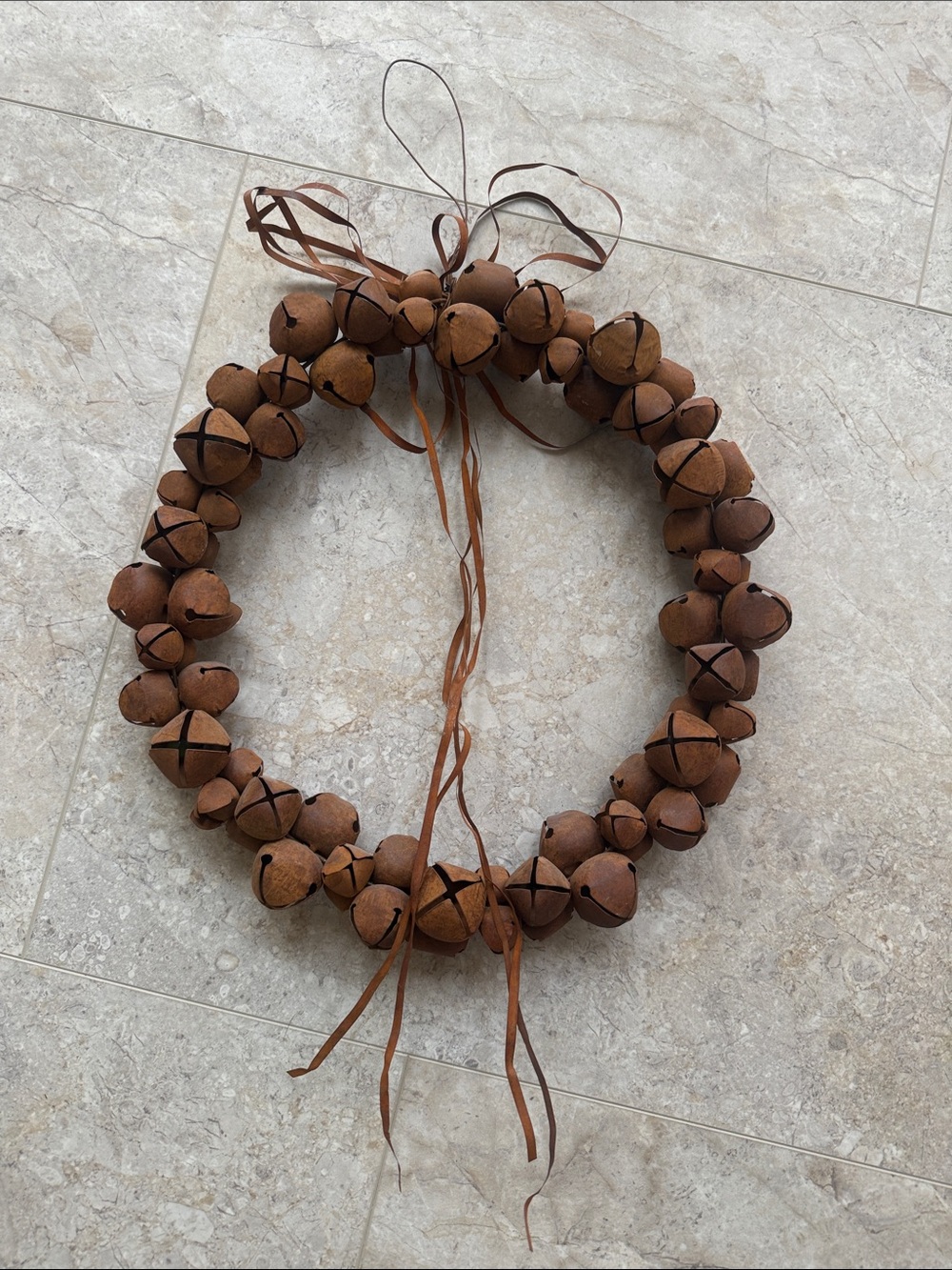 Rusty Jingle Bell Wreath